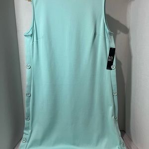 NWT NY & Co. Teal Dress